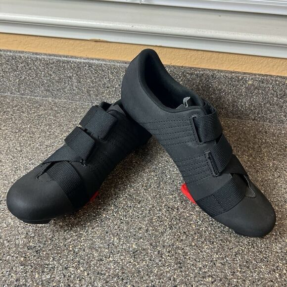 Fizik Tempo Powerstrap Cycling Shoes R5 Road Shoes Black Mens Size US 11-3/4 New - Picture 3 of 11